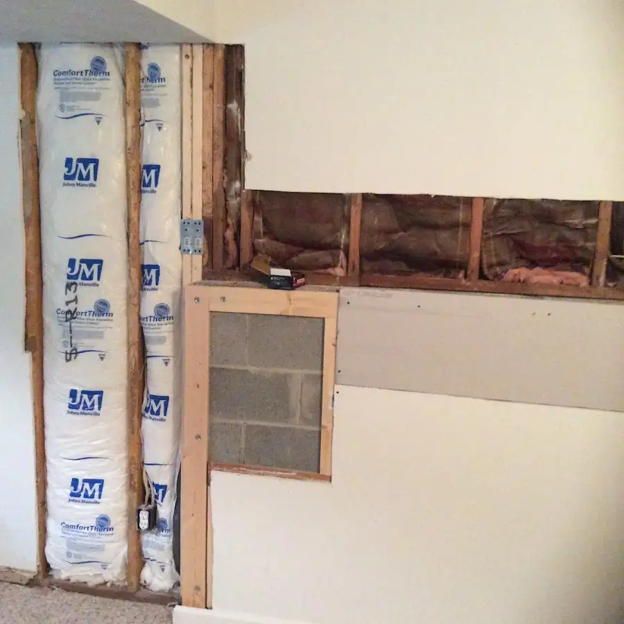 Wall insulation replacement during Odor Removal & Deodorization in Country Walk